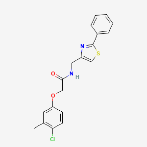 molecular formula C19H17ClN2O2S B14984937 2-(4-chloro-3-methylphenoxy)-N-[(2-phenyl-1,3-thiazol-4-yl)methyl]acetamide 