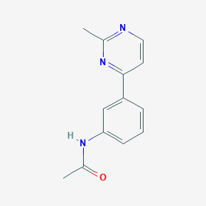 molecular formula C13H13N3O B1498497 N-(3-(2-methylpyrimidin-4-yl)phenyl)acetamide CAS No. 874774-02-4