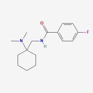 N-((1-(Dimethylamino)cyclohexyl)methyl)-4-fluorobenzamide