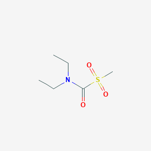 molecular formula C6H13NO3S B014985 S-甲基-N,N-二乙基硫代氨基甲酸酯砜 CAS No. 155514-79-7