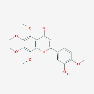 molecular formula C20H20O8 B149850 3'-羟基-5,6,7,8,4'-五甲氧基黄酮 CAS No. 112448-39-2