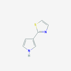 2-(1H-Pyrrol-3-yl)-1,3-thiazole