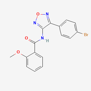 N-[4-(4-bromophenyl)-1,2,5-oxadiazol-3-yl]-2-methoxybenzamide