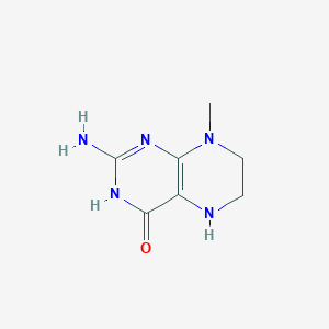 molecular formula C7H11N5O B1498503 2-Amino-8-methyl-5,6,7,8-tetrahydropteridin-4(1H)-one CAS No. 38365-12-7
