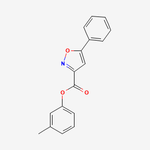 3-Methylphenyl 5-phenyl-1,2-oxazole-3-carboxylate