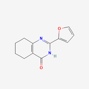 molecular formula C12H12N2O2 B1498515 2-(Furan-2-yl)-5,6,7,8-tetrahydroquinazolin-4(1H)-one CAS No. 61378-77-6