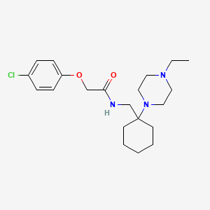 2-(4-chlorophenoxy)-N-{[1-(4-ethylpiperazin-1-yl)cyclohexyl]methyl}acetamide