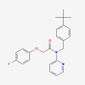 molecular formula C24H25FN2O2 B14985288 N-(4-tert-butylbenzyl)-2-(4-fluorophenoxy)-N-(pyridin-2-yl)acetamide 