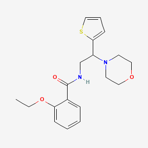 2-ethoxy-N-[2-(morpholin-4-yl)-2-(thiophen-2-yl)ethyl]benzamide