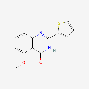 molecular formula C13H10N2O2S B1498535 5-Methoxy-2-(2-thienyl)-4(1H)-quinazolinone 