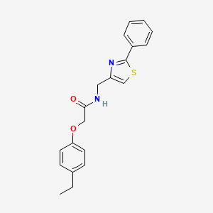 molecular formula C20H20N2O2S B14985421 2-(4-ethylphenoxy)-N-[(2-phenyl-1,3-thiazol-4-yl)methyl]acetamide 