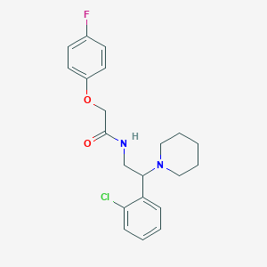 N-[2-(2-chlorophenyl)-2-(piperidin-1-yl)ethyl]-2-(4-fluorophenoxy)acetamide