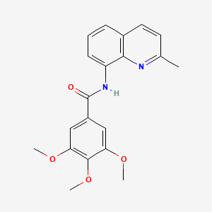 3,4,5-trimethoxy-N-(2-methylquinolin-8-yl)benzamide