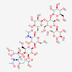 molecular formula C49H82N2O39 B149855 Gbvscp CAS No. 134366-06-6