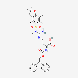 molecular formula C34H40N4O7S B1498552 Fmoc-NorArg(Me,pbf)-OH 