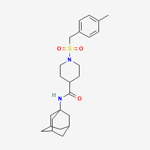 N-(Adamantan-1-YL)-1-[(4-methylphenyl)methanesulfonyl]piperidine-4-carboxamide