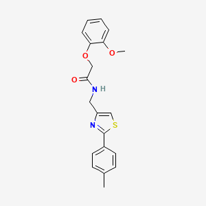 molecular formula C20H20N2O3S B14985743 2-(2-methoxyphenoxy)-N-{[2-(4-methylphenyl)-1,3-thiazol-4-yl]methyl}acetamide 