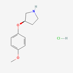 (R)-3-(4-Methoxyphenoxy)pyrrolidine HCl