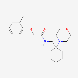 2-(2-methylphenoxy)-N-{[1-(morpholin-4-yl)cyclohexyl]methyl}acetamide