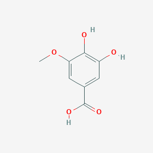 molecular formula C8H8O5 B149859 3,4-Dihydroxy-5-methoxybenzoic acid CAS No. 3934-84-7
