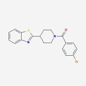 2-[1-(4-Bromobenzoyl)piperidin-4-yl]-1,3-benzothiazole