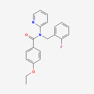 4-ethoxy-N-(2-fluorobenzyl)-N-(pyridin-2-yl)benzamide