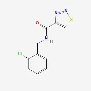 molecular formula C10H8ClN3OS B14985963 N-(2-chlorobenzyl)-1,2,3-thiadiazole-4-carboxamide 