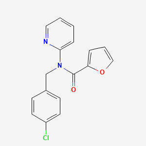 N-(4-chlorobenzyl)-N-(pyridin-2-yl)furan-2-carboxamide