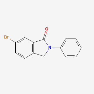 molecular formula C14H10BrNO B1498611 6-Bromo-2-phenylisoindolin-1-one 