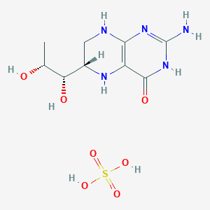molecular formula C9H17N5O7S B1498621 (6s)-5,6,7,8-Tetrahydro-l-biopterin sulfate 