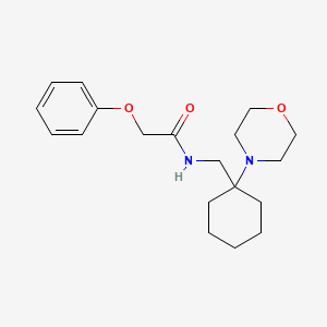 N-{[1-(morpholin-4-yl)cyclohexyl]methyl}-2-phenoxyacetamide