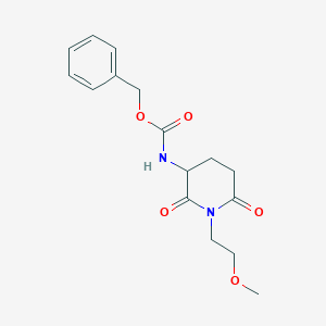molecular formula C16H20N2O5 B1498624 Benzyl (1-(2-methoxyethyl)-2,6-dioxopiperidin-3-yl)carbamate 