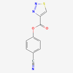 4-Cyanophenyl 1,2,3-thiadiazole-4-carboxylate