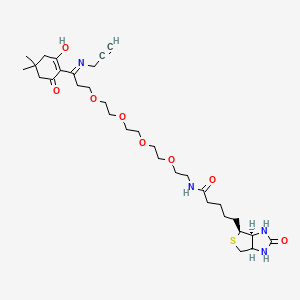 molecular formula C32H50N4O8S B1498631 Dde Biotin-PEG4-Alkyne 