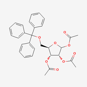 molecular formula C30H30O8 B1498642 Tri-O-acetyl-5-O-trityl-D-ribofuranose CAS No. 94482-37-8