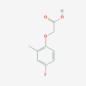 molecular formula C9H9FO3 B1498648 4-Fluoro-2-methylphenoxy acetic acid 