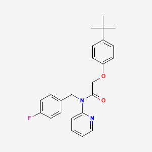 2-(4-tert-butylphenoxy)-N-(4-fluorobenzyl)-N-(pyridin-2-yl)acetamide