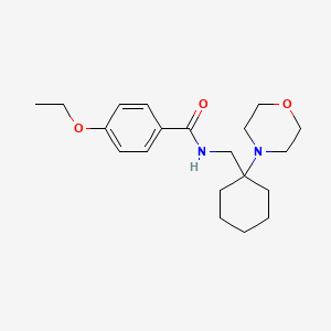 4-ethoxy-N-{[1-(morpholin-4-yl)cyclohexyl]methyl}benzamide