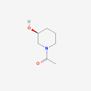 molecular formula C7H13NO2 B1498656 1-((S)-3-Hydroxy-piperidin-1-yl)-ethanone CAS No. 1126736-22-8