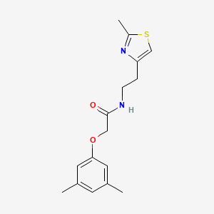 2-(3,5-dimethylphenoxy)-N-[2-(2-methyl-1,3-thiazol-4-yl)ethyl]acetamide