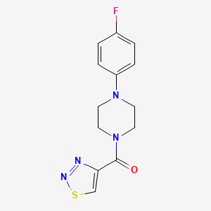 1-(4-Fluorophenyl)-4-(1,2,3-thiadiazol-4-ylcarbonyl)piperazine