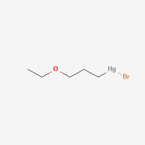 molecular formula C5H11BrHgO B1498662 (3-ethoxypropyl)mercury Bromide CAS No. 6012-84-6