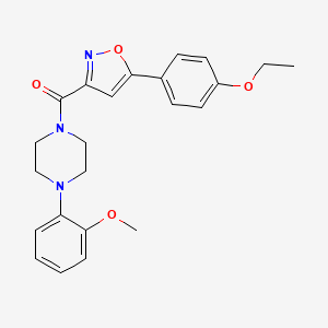 molecular formula C23H25N3O4 B14986634 [5-(4-Ethoxyphenyl)-1,2-oxazol-3-yl][4-(2-methoxyphenyl)piperazin-1-yl]methanone 