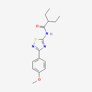 2-ethyl-N-[3-(4-methoxyphenyl)-1,2,4-thiadiazol-5-yl]butanamide