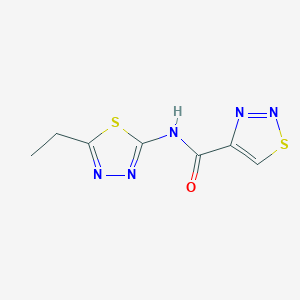 N-(5-ethyl-1,3,4-thiadiazol-2-yl)-1,2,3-thiadiazole-4-carboxamide