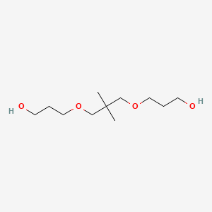 molecular formula C11H24O4 B1498670 Poly(oxy(methyl-1,2-ethanediyl)), alpha,alpha'-(2,2-dimethyl-1,3-propanediyl)bis(omega-hydroxy- CAS No. 52479-58-0