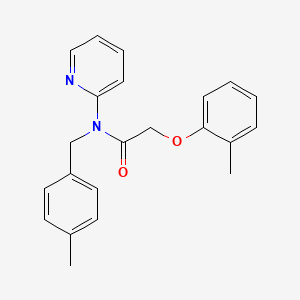 N-(4-methylbenzyl)-2-(2-methylphenoxy)-N-(pyridin-2-yl)acetamide