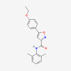 molecular formula C20H20N2O3 B14986786 N-(2,6-dimethylphenyl)-5-(4-ethoxyphenyl)-1,2-oxazole-3-carboxamide 