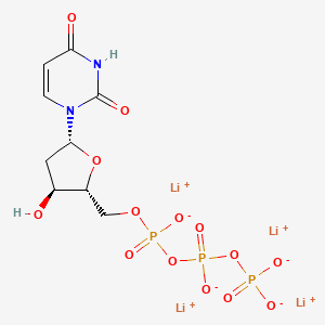 Uridine 5'-(tetrahydrogen triphosphate), 2'-deoxy-, tetralithium salt