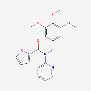 molecular formula C20H20N2O5 B14986818 N-(pyridin-2-yl)-N-(3,4,5-trimethoxybenzyl)furan-2-carboxamide 